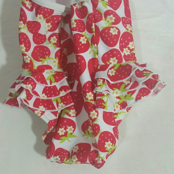 Penelope Mack Strawberry Ruffle One Piece - Picture 8 of 8